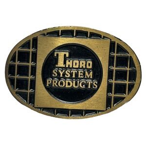Thoro System Products Belt Buckle Dyna Buckle Solid Brass Utah 3.5"
